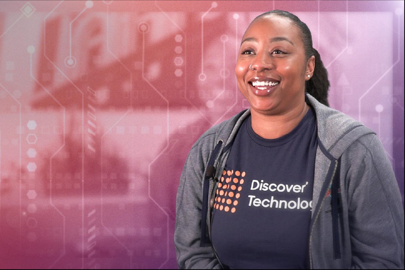 Meet Discover Technology Apprentice Chaka Smith photo